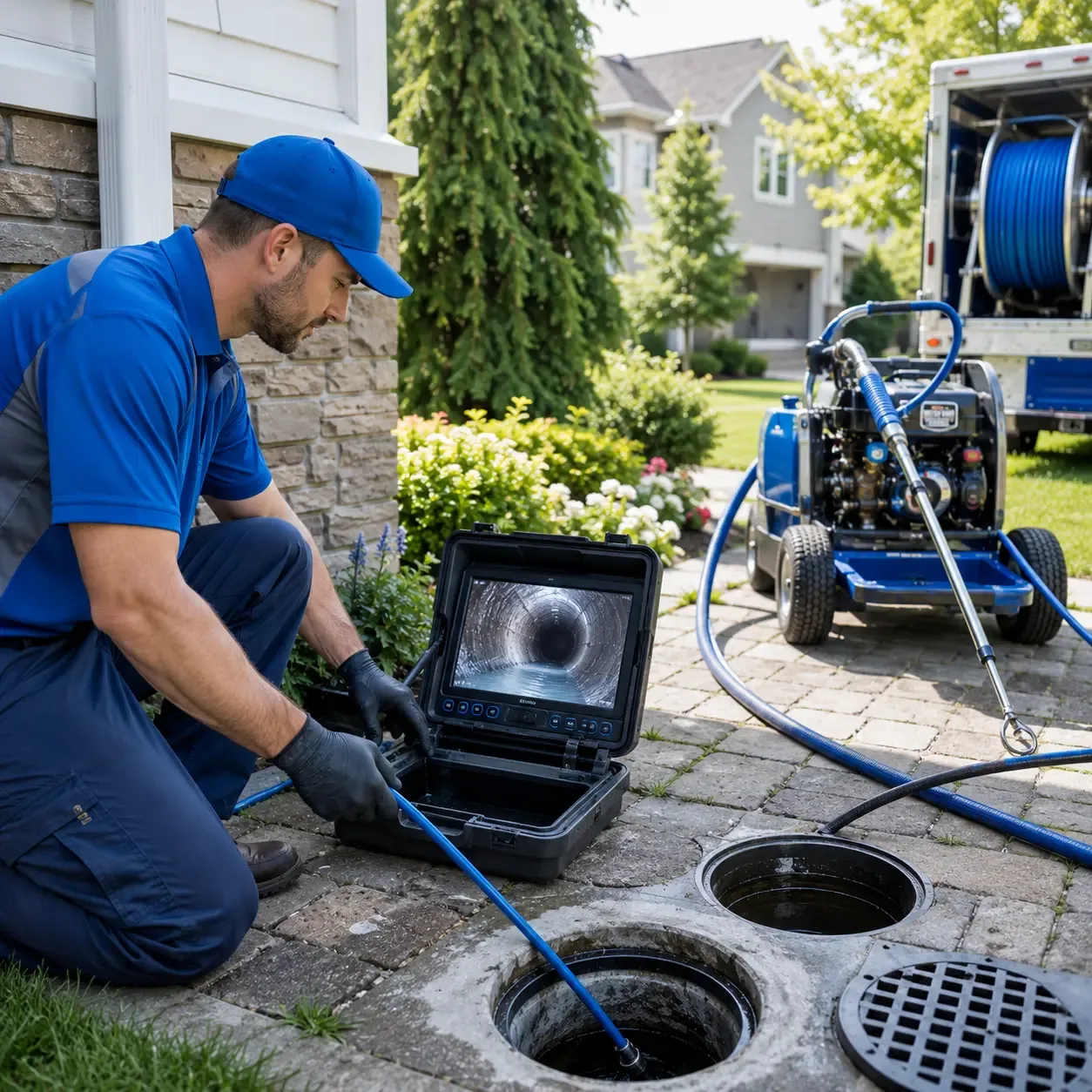 Outdoor drain cleaning professionals serving Rowan, IA