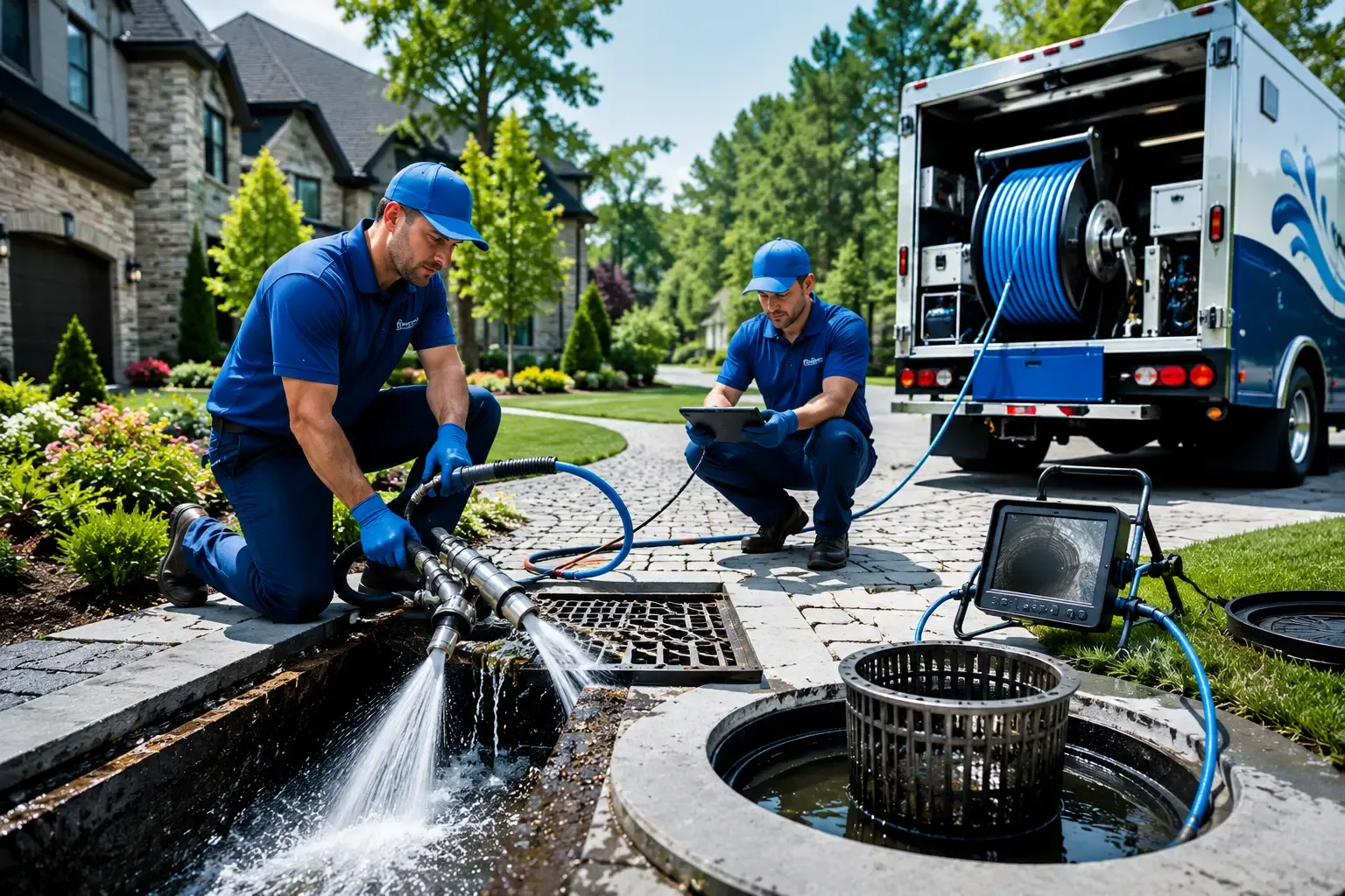 Local outdoor drain cleaning professionals in Rowan, IA